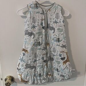 Yoofoss Max Farmer Heavyweight Sleep Sack Safari Warm Full Zip Swaddle L 12-18M